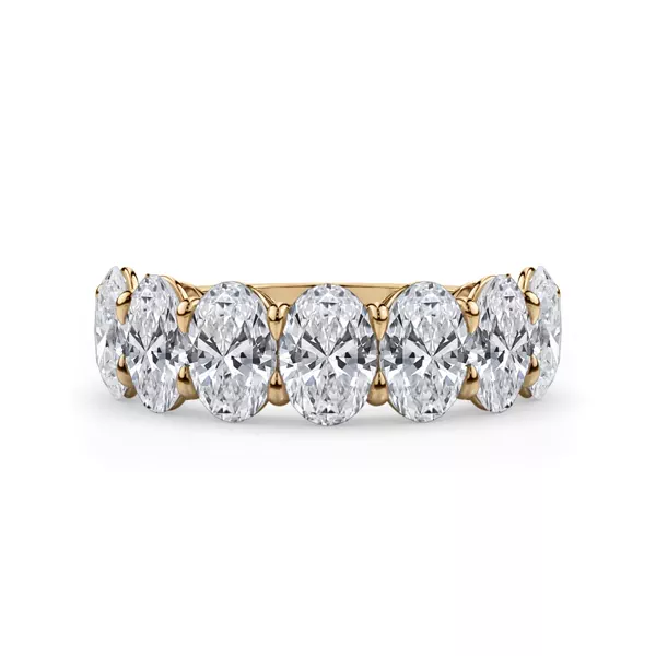 Oval Cut Lab Diamond 7 Stone Ring (3.50 ct. tw.)