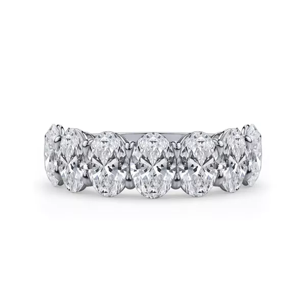 Oval Cut Lab Diamond 7 Stone Ring (3.50 ct. tw.)