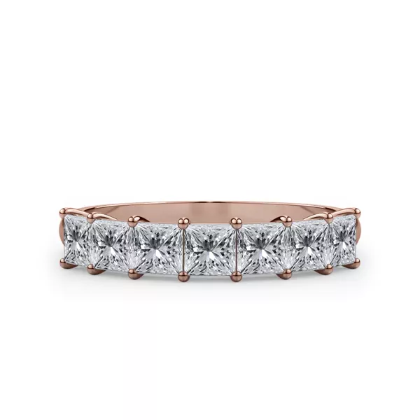 Princess Cut Lab Diamond 7 Stone Ring (1.00 ct. tw.)