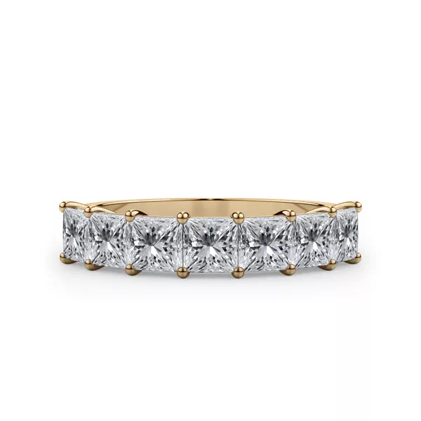 Princess Cut Lab Diamond 7 Stone Ring (1.50 ct. tw.)