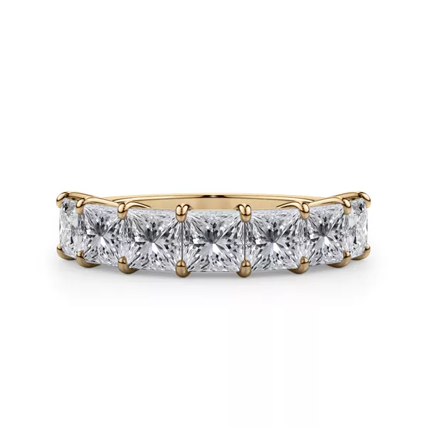 Princess Cut Lab Diamond 7 Stone Ring (3.00 ct. tw.)