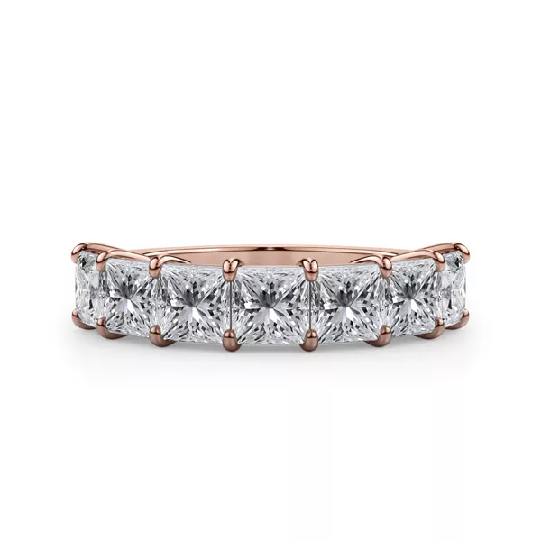 Princess Cut Lab Diamond 7 Stone Ring (3.00 ct. tw.)