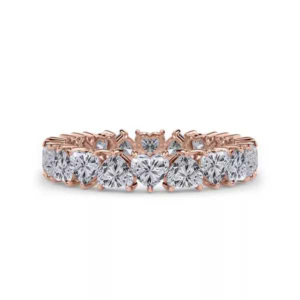 Heart Diamond Eternity Ring (3.60 ct. tw.)