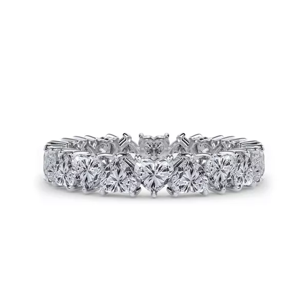 Heart Lab Diamond Eternity Ring (3.60 ct. tw.)