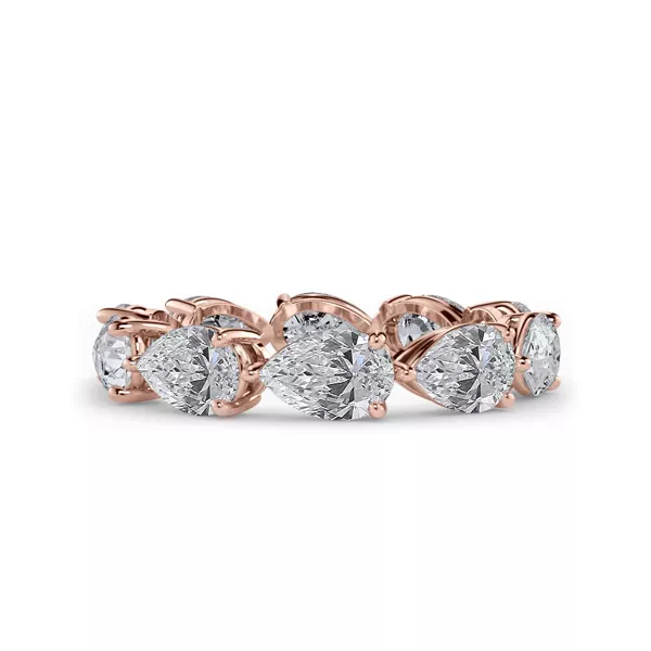 East-West Pear Lab Diamond Eternity Ring (3.00 ct. tw.)