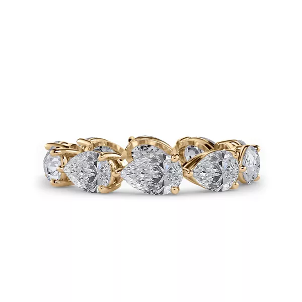 East-West Pear Lab Diamond Eternity Ring (3.00 ct. tw.)