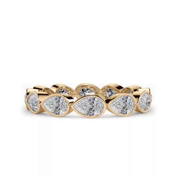 East-West Pear Bezel Lab Diamond Eternity Ring (1.80 ct. tw.)
