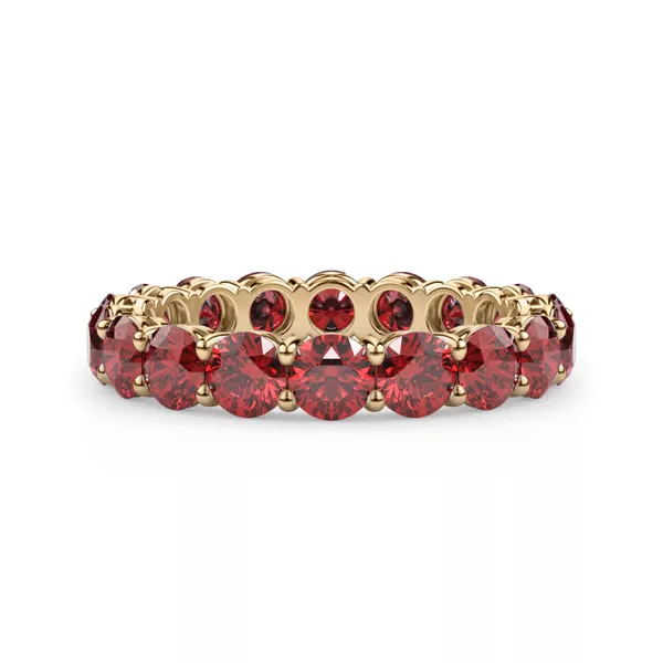 Classic Lab Ruby Eternity Band