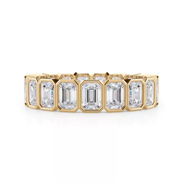 Emerald-Cut Bezel Lab Diamond Eternity Ring (2.85ct. tw.)