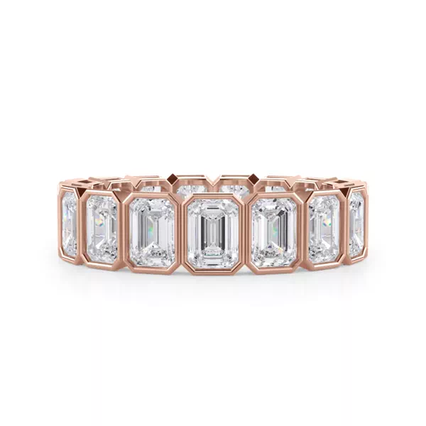 Emerald-Cut Bezel Diamond Eternity Ring (4.00ct. tw.)
