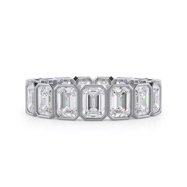 Emerald-Cut Bezel Diamond Eternity Ring (4.00ct. tw.)