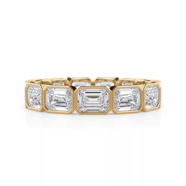 East-West Emerald-Cut Bezel Diamond Eternity Ring (3.00ct. tw.)