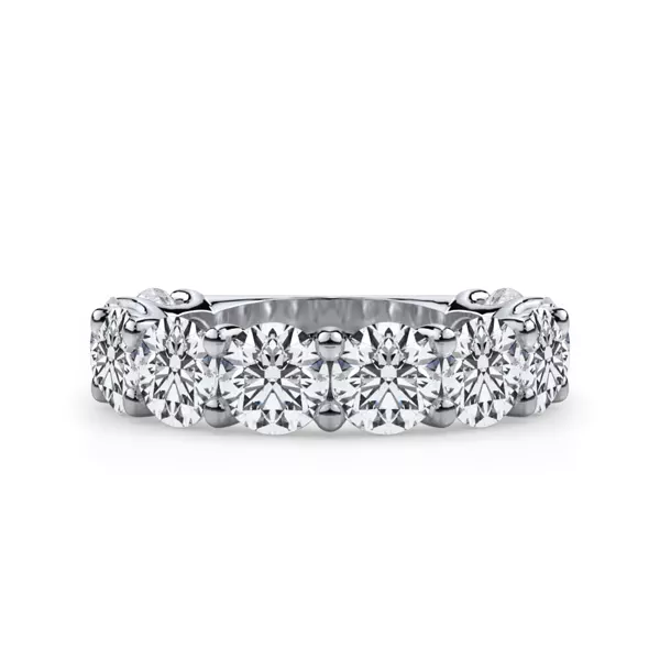 Curved Gallery Ten-Stone Round Diamond Band (5.00ct. tw.)