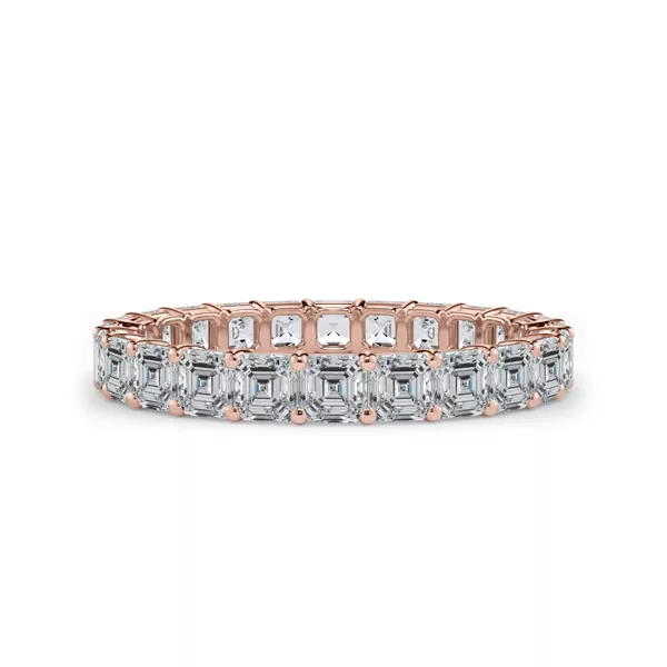 Asscher Cut Lab Diamond Eternity Ring (2.0 ct. tw.)