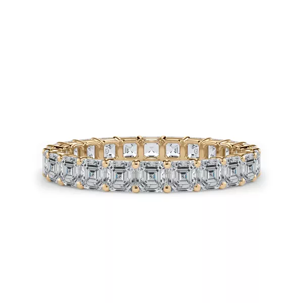 Asscher Cut Lab Diamond Eternity Ring (2.0 ct. tw.)