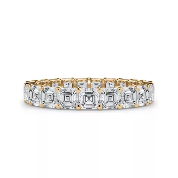 Asscher Cut Lab Diamond Eternity Ring (3.0 ct. tw.)