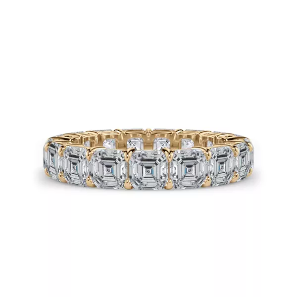 Asscher Cut Lab Diamond Eternity Ring (5.0 ct. tw.)