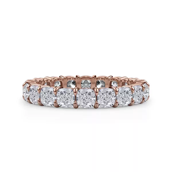 Cushion Cut Lab Diamond Eternity Ring (3.0 ct. tw.)