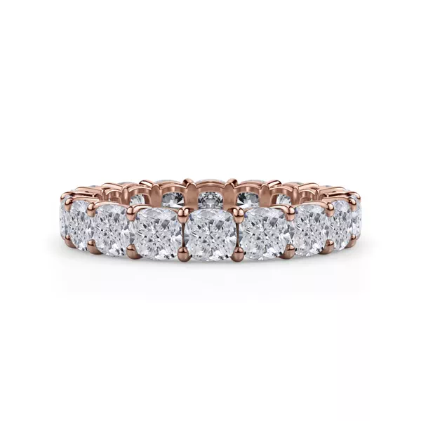 Cushion Cut Lab Diamond Eternity Ring (4.0 ct. tw.)