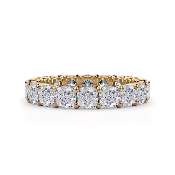 Cushion Cut Lab Diamond Eternity Ring (4.0 ct. tw.)