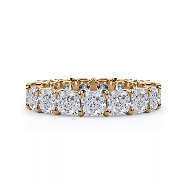 Cushion Cut Lab Diamond Eternity Ring (5.0 ct. tw.)