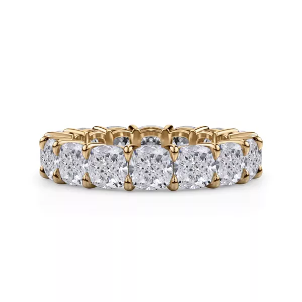 Cushion Cut Lab Diamond Eternity Ring (7.0 ct. tw.)