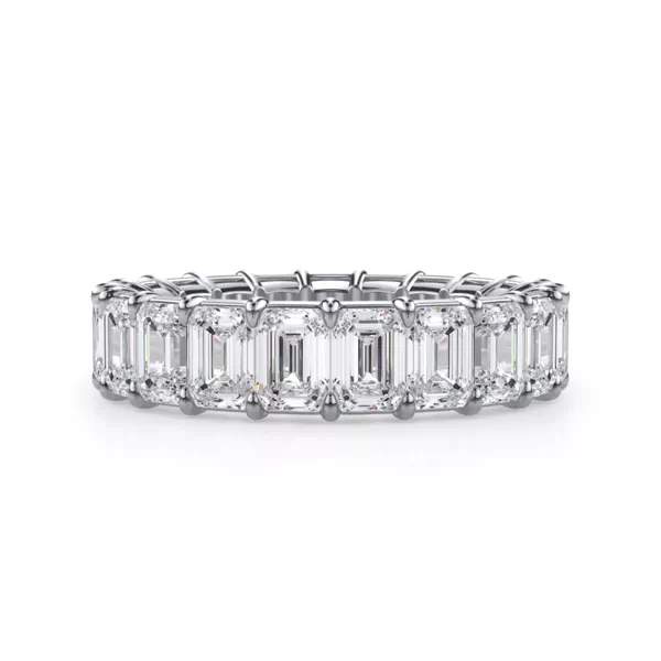 Emerald Cut Lab Diamond Eternity Ring (5.0 ct. tw.)