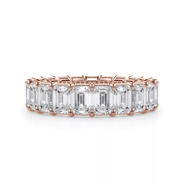 Emerald Cut Lab Diamond Eternity Ring (5.0 ct. tw.)