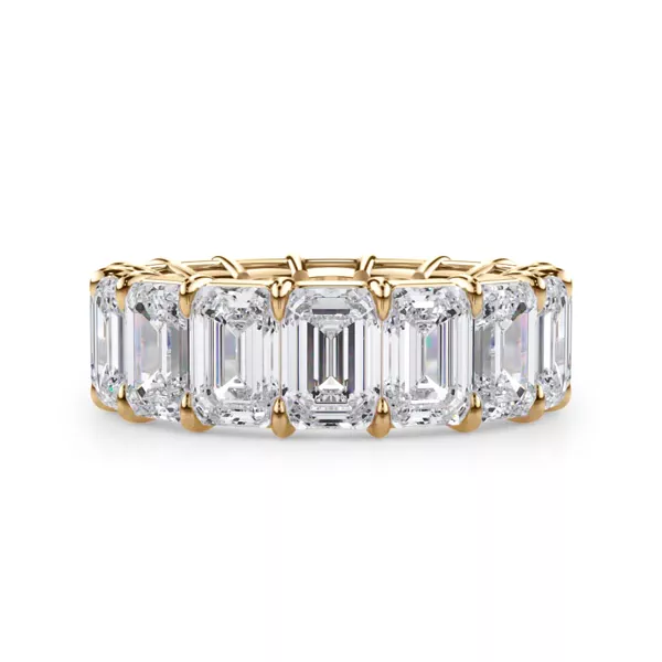 Emerald Cut Lab Diamond Eternity Ring (11.0 ct. tw.)