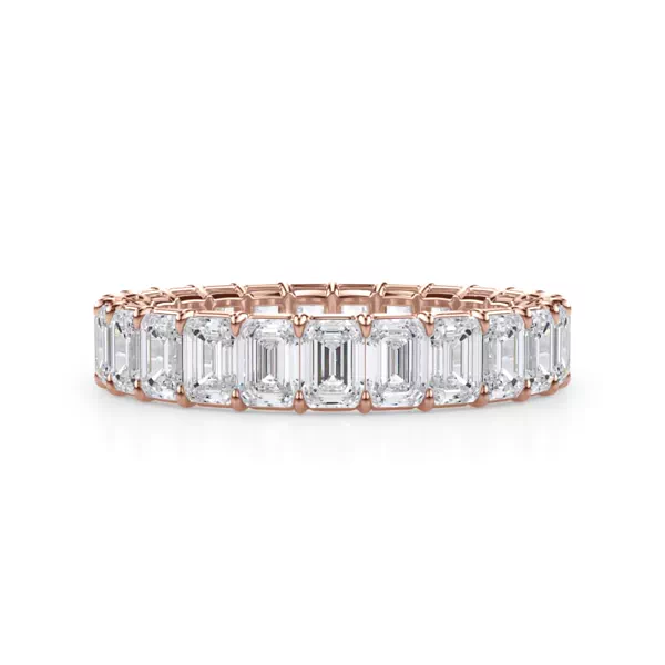 Emerald Cut Lab Diamond Eternity Ring (3.0 ct. tw.)