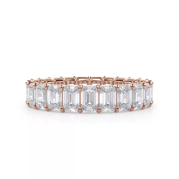 Emerald Cut Lab Diamond Eternity Ring (4.0 ct. tw.)