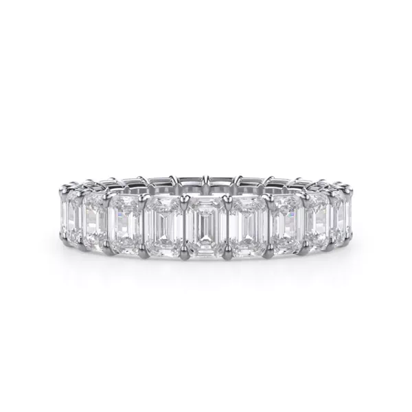 Emerald Cut Lab Diamond Eternity Ring (4.0 ct. tw.)