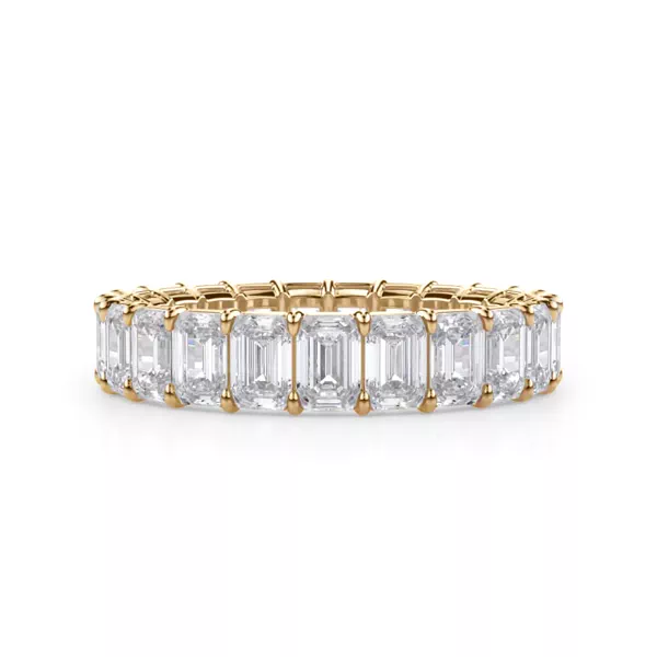 Emerald Cut Lab Diamond Eternity Ring (4.0 ct. tw.)