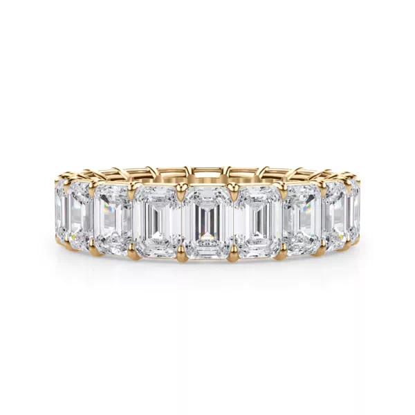 Emerald Cut Lab Diamond Eternity Ring (6.0 ct. tw.)