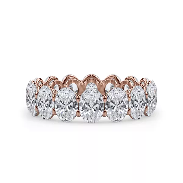 Oval Cut Diamond Eternity Ring (5.0 ct. tw.)
