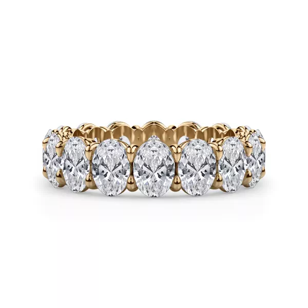 Oval Cut Lab Diamond Eternity Ring (6.0 ct. tw.)