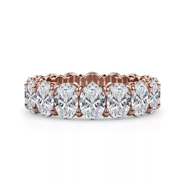 Oval Cut Lab Diamond Eternity Ring (7.0 ct. tw.)