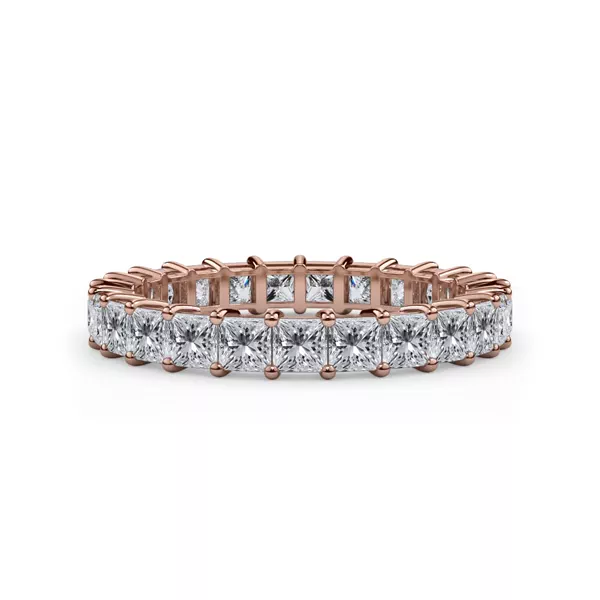 Princess Cut Lab Diamond Eternity Ring (2.0 ct. tw.)