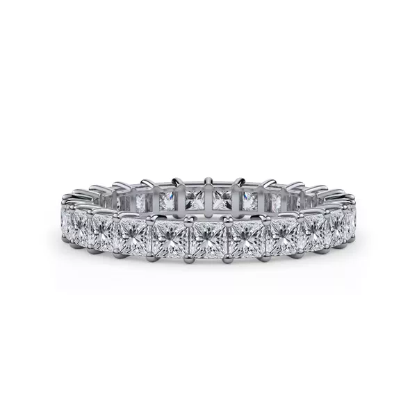 Princess Cut Lab Diamond Eternity Ring (2.0 ct. tw.)