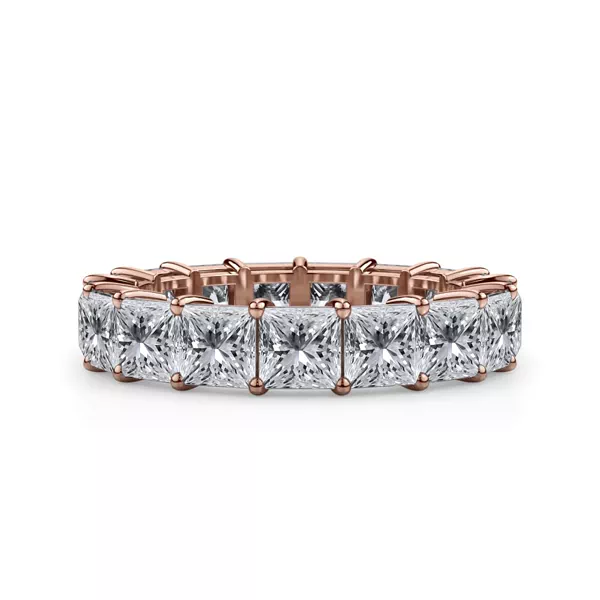 Princess Cut Lab Diamond Eternity Ring (3.0 ct. tw.)