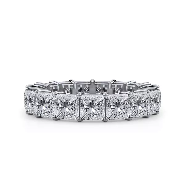 Princess Cut Lab Diamond Eternity Ring (3.0 ct. tw.)