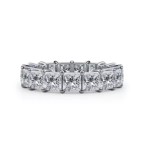 Princess Cut Lab Diamond Eternity Ring (4.0 ct. tw.)