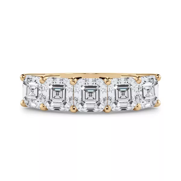 Asscher Cut Lab Diamond 5 Stone Ring (3.00 ct. tw.)