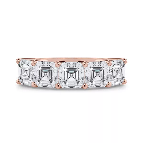 Asscher Cut Diamond 5 Stone Ring (3.00 ct. tw.)
