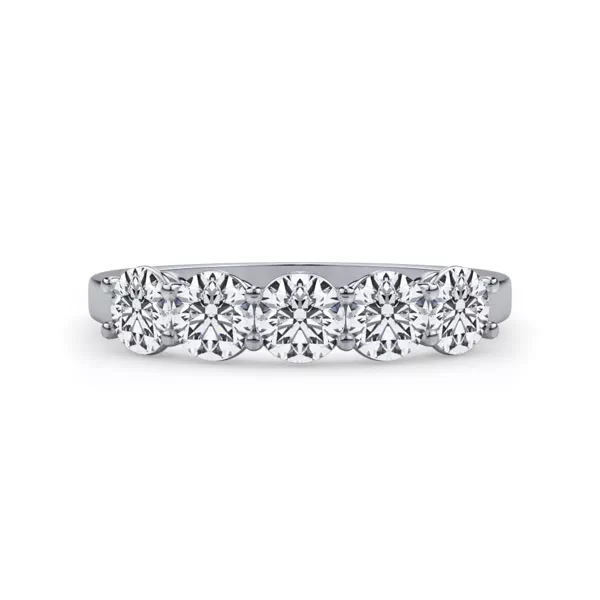 Classic Five-Stone Round Lab Diamond Band (1.00ct. tw.)