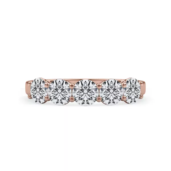 Classic Five-Stone Round Lab Diamond Band (1.25ct. tw.)