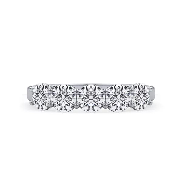 Classic Five-Stone Round Lab Diamond Band (1.25ct. tw.)