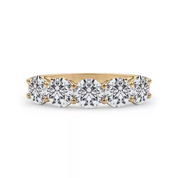 Classic Five-Stone Round Lab Diamond Band (1.50ct. tw.)