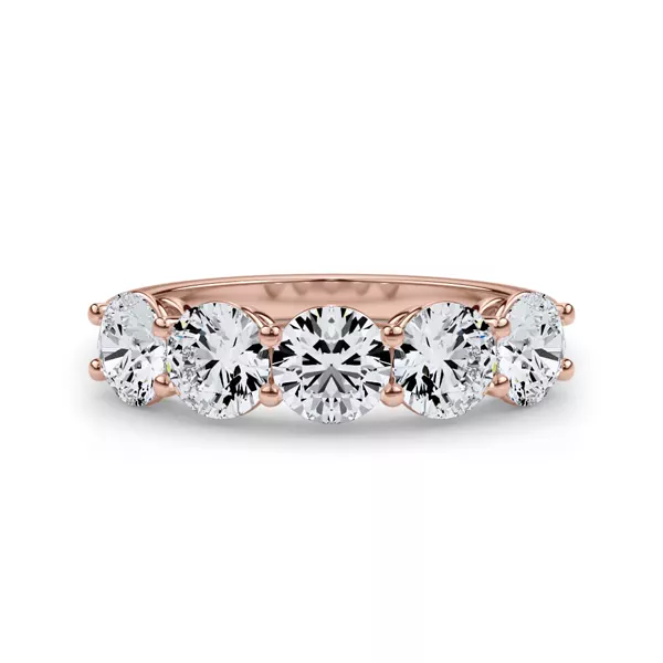 Classic Five-Stone Round Lab Diamond Band (2.00ct. tw.)