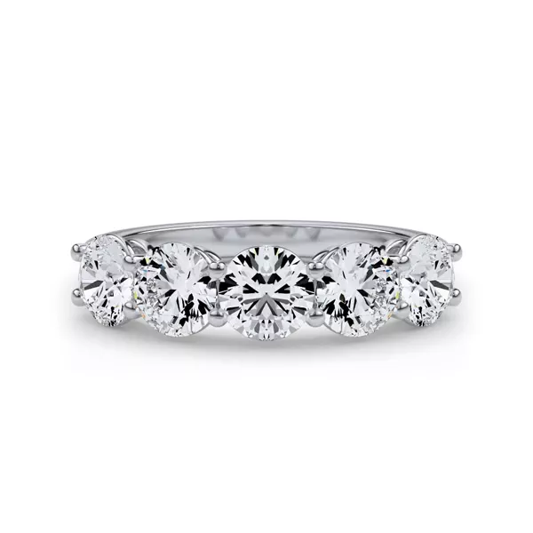 Classic Five-Stone Round Lab Diamond Band (2.00ct. tw.)
